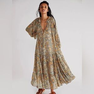 Free People Feeling Groovy Maxi Dress - Size S